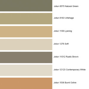 Fargepaletten Naturally Grounded - Jotuns nye farger for 2023