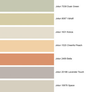 Fargepaletten Serene Presence - Jotuns nye farger for 2023