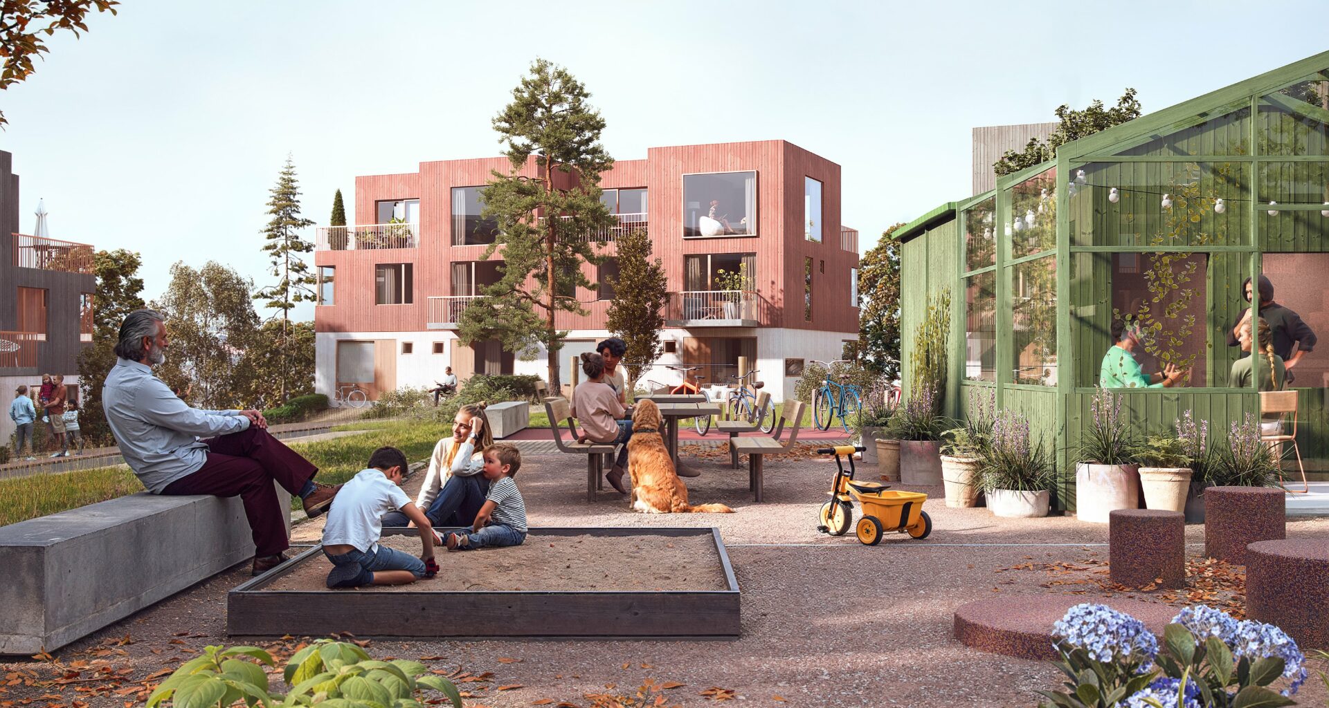 Holterkollveien 6 – fra næringsområde til et levende nabolag med natur, utsikt og gode bokvaliteter